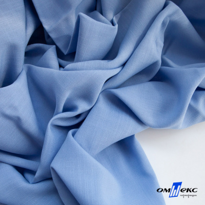 Ткань плательная Марсель 80% полиэстер 20% нейлон,125 гр/м2, шир. 150 см, цв. голубой - купить в Саратове. Цена 460.18 руб.