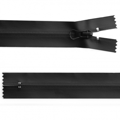 Молния водонепроницаемая PVC Т-7, 20 см, неразъемная, цвет чёрный - купить в Саратове. Цена: 21.56 руб.