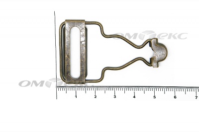 Застежки для комбинезонов металлическая 32 мм Никель (20ШТ)  - купить в Саратове. Цена: 3.18 руб.