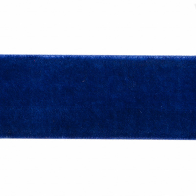 Лента бархатная нейлон, шир.25 мм, (упак. 45,7м), цв.74-василек - купить в Саратове. Цена: 981.09 руб.