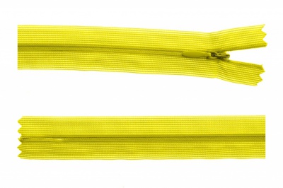 Молния потайная Т3 131, 20 см, капрон, цвет жёлтый - купить в Саратове. Цена: 5.12 руб.