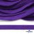 Шнур плетеный d-8 мм плоский, 70% хлопок 30% полиэстер, уп.85+/-1 м, цв.1030-фиолет - купить в Саратове. Цена: 735 руб.