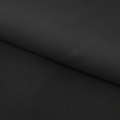 Костюмная ткань "Элис", 220 гр/м2, шир.150 см, цвет чёрный - купить в Саратове. Цена 308 руб.