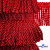 Бахрома 0390-0910, 62 мм/упак.25+/-1м, цвет 8250-бордовый - купить в Саратове. Цена: 1 080.36 руб.