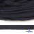 Шнур плетеный d-8 мм плоский, 70% хлопок 30% полиэстер, уп.85+/-1 м, цв.1010-т.синий - купить в Саратове. Цена: 735 руб.