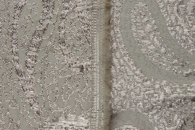 Ткань костюмная жаккард, 135 гр/м2, шир.150см, цвет белый№19 - купить в Саратове. Цена 441.94 руб.
