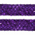 Тесьма с пайетками 12, шир. 35 мм/уп. 25+/-1 м, цвет фиолет - купить в Саратове. Цена: 1 308.30 руб.