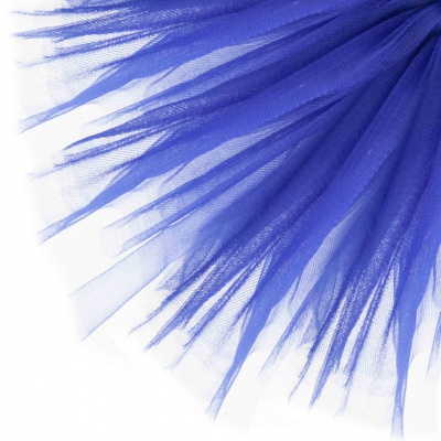 Фатин матовый 16-101, 12 гр/м2, шир.300см, цвет т.синий - купить в Саратове. Цена 100.92 руб.
