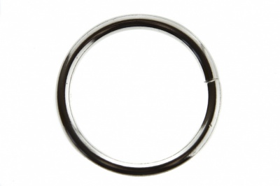 Кольцо металлическое d-38 мм, цв.-никель - купить в Саратове. Цена: 4.89 руб.