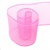 Лента капроновая, шир. 80 мм/уп. 25 м, цвет розовый - купить в Саратове. Цена: 19.77 руб.