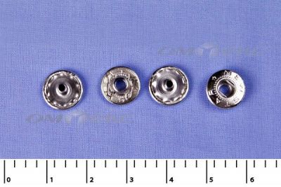 Кнопки металл Ф-12,5 (1440 +/-20 шт) "альфа" никель с рисунком - купить в Саратове. Цена: 2 853.69 руб.