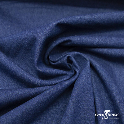 Ткань костюмная "Джинс", 315 г/м2, 100% хлопок, шир. 150 см,   Цв. 7/ Dark blue - купить в Саратове. Цена 588 руб.