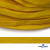 Шнур плетеный (плоский) d-12 мм, (уп.90+/-1м), 100% полиэстер, цв.269 - жёлтый - купить в Саратове. Цена: 8.62 руб.