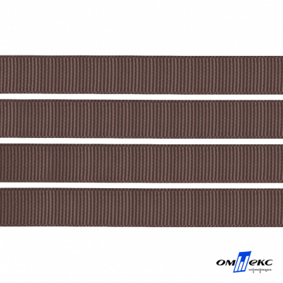 Репсовая лента 005, шир. 6 мм/уп. 50+/-1 м, цвет коричневый - купить в Саратове. Цена: 88.45 руб.