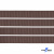 Репсовая лента 005, шир. 6 мм/уп. 50+/-1 м, цвет коричневый - купить в Саратове. Цена: 88.45 руб.