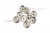Кнопки пришивные 30 мм никель - купить в Саратове. Цена: 18.68 руб.