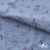 Ткань Муслин принт, 100% хлопок, 125 гр/м2, шир. 140 см, #2308 цв. 69 серо-голубой с цветком - купить в Саратове. Цена 413.11 руб.