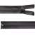 Молния водонепроницаемая PVC Т-7, 60 см, разъемная, цвет (301) т.серый - купить в Саратове. Цена: 49.90 руб.