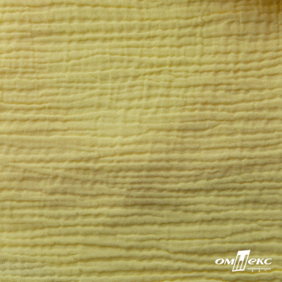 Ткань Муслин, 100% хлопок, 125 гр/м2, шир. 135 см (12-0824) цв.лимон нюд - купить в Саратове. Цена 337.25 руб.