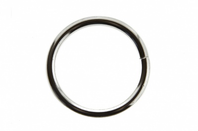 Кольцо металлическое d-32 мм, цв.-никель - купить в Саратове. Цена: 3.54 руб.