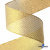 Лента металлизированная "ОмТекс", 50 мм/уп.22,8+/-0,5м, цв.- золото - купить в Саратове. Цена: 149.71 руб.
