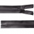 Молния водонепроницаемая PVC Т-7, 20 см, неразъемная, цвет (301)-т.серый - купить в Саратове. Цена: 21.56 руб.