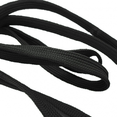 Шнурки т.5 110 см черный - купить в Саратове. Цена: 23.25 руб.