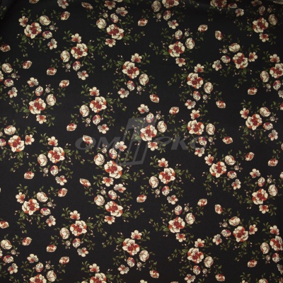 Плательная ткань "Фламенко" 3.1, 80 гр/м2, шир.150 см, принт растительный - купить в Саратове. Цена 239.03 руб.