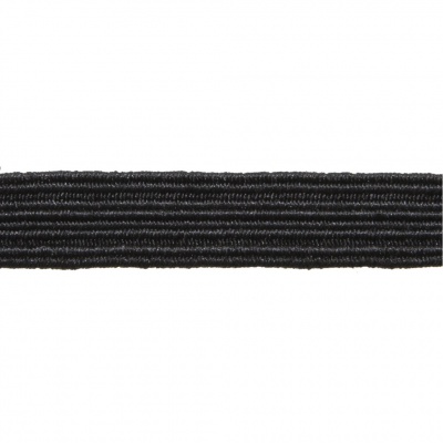 Резинка продежка С-52, шир. 7 мм (в нам. 100 м), чёрная  - купить в Саратове. Цена: 637.57 руб.