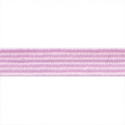 Резиновые нити с текстильным покрытием, шир. 6 мм ( упак.30 м/уп), цв.- 80-розовый - купить в Саратове. Цена: 155.22 руб.