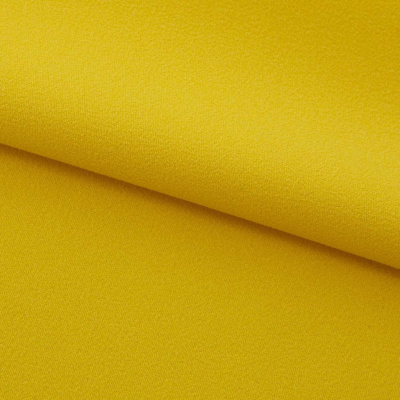 Креп стрейч Амузен 14-0756, 85 гр/м2, шир.150см, цвет жёлтый - купить в Саратове. Цена 194.07 руб.
