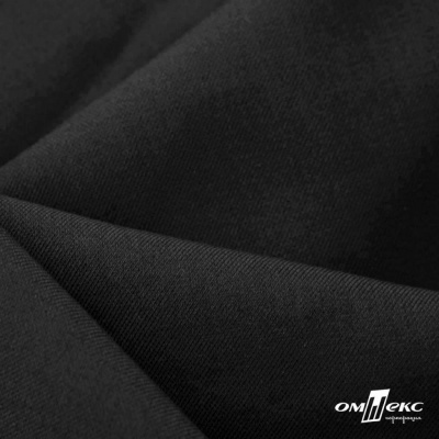 Ткань костюмная Зара, 92%P 8%S, BLACK, 200 г/м2, шир.150 см - купить в Саратове. Цена 325.28 руб.