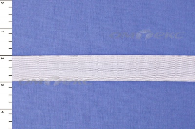 Резинка, 410 гр/м2, шир. 10 мм (в нам. 100 +/-1 м), белая бобина - купить в Саратове. Цена: 3.31 руб.
