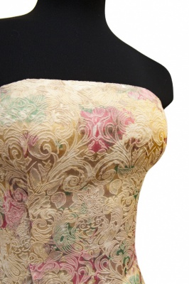 Ткань костюмная (принт) T005 3#, 270 гр/м2, шир.150см - купить в Саратове. Цена 610.65 руб.