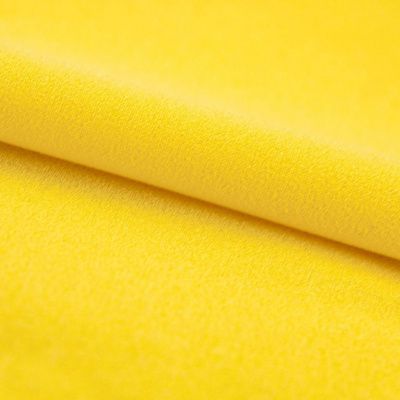 Креп стрейч Амузен 12-0752, 85 гр/м2, шир.150см, цвет жёлтый - купить в Саратове. Цена 194.07 руб.