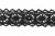 Тесьма кружевная 0621-1567, шир. 15 мм/уп. 20+/-1 м, цвет 080-чёрный - купить в Саратове. Цена: 471.74 руб.