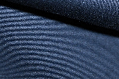 Ткань костюмная 8874/3, цвет темно-синий, 100% полиэфир - купить в Саратове. Цена 433.60 руб.