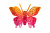 Бабочка декоративная пластиковая #10 - купить в Саратове. Цена: 7.09 руб.