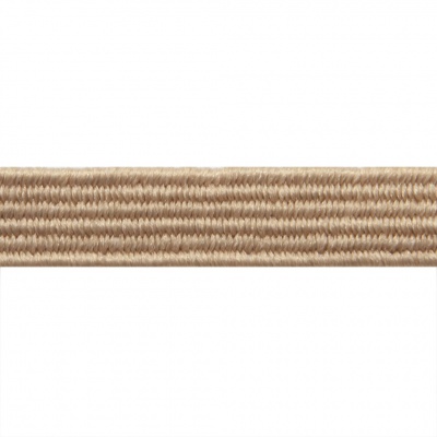 Резиновые нити с текстильным покрытием, шир. 6 мм ( упак.30 м/уп), цв.- 97-бежевый - купить в Саратове. Цена: 152.05 руб.
