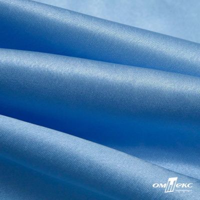 Поли креп-сатин 14-4121, 125 (+/-5) гр/м2, шир.150см, цвет голубой - купить в Саратове. Цена 155.57 руб.