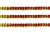 Пайетки "ОмТекс" на нитях, CREAM, 6 мм С / упак.73+/-1м, цв. 96 - красный - купить в Саратове. Цена: 484.77 руб.