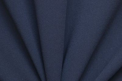 Костюмная ткань с вискозой "Бриджит", 210 гр/м2, шир.150см, цвет т.синий - купить в Саратове. Цена 570.73 руб.
