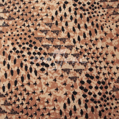 Плательная ткань "Софи" 12.2, 75 гр/м2, шир.150 см, принт этнический - купить в Саратове. Цена 241.49 руб.