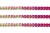 Пайетки "ОмТекс" на нитях, CREAM, 6 мм С / упак.73+/-1м, цв. 89 - розовый - купить в Саратове. Цена: 468.37 руб.