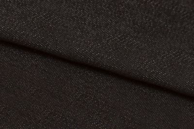 Ткань джинсовая №96, 160 гр/м2, шир.148см, цвет чёрный - купить в Саратове. Цена 350.42 руб.