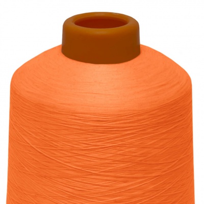Нитки текстурированные некручёные 457, намот. 15 000 м, цвет оранжевый - купить в Саратове. Цена: 204.10 руб.