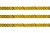 Пайетки "ОмТекс" на нитях, SILVER SHINING, 6 мм F / упак.91+/-1м, цв. 48 - золото - купить в Саратове. Цена: 356.19 руб.