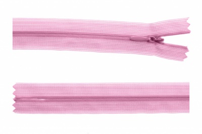 Молния потайная Т3 513, 60 см, капрон, цвет св.розовый - купить в Саратове. Цена: 10.13 руб.
