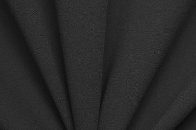 Костюмная ткань с вискозой "Бриджит", 210 гр/м2, шир.150см, цвет чёрный - купить в Саратове. Цена 564.96 руб.
