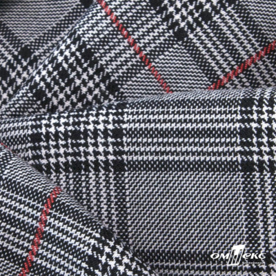 Ткань костюмная "Клер" 80% P, 16% R, 4% S, 200 г/м2, шир.150 см,#10 цв-серый/красный - купить в Саратове. Цена 412.02 руб.